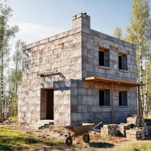 Фото по теме: Как построить дом из арболитовых блоков и оценить его плюсы